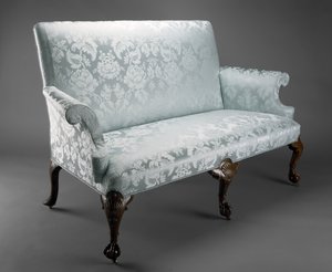 Settee，c.1735（胡桃木和室内装潢）